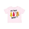 thumbnail image 1 of Inktastic Hey There Buddy with Ketchup Mustard and Hot Dog Boys or Girls Toddler T-Shirt, 1 of 5