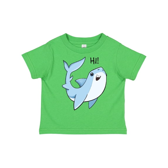 Inktastic Hi- Cute Shark Boys or Girls Toddler T-Shirt