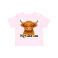 thumbnail image 1 of Inktastic Highland Cow Boys or Girls Toddler T-Shirt, 1 of 5