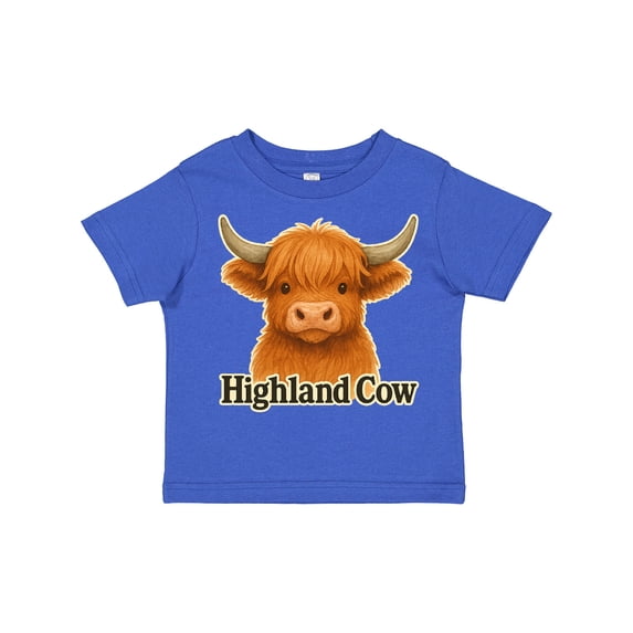 Inktastic Highland Cow Boys or Girls Toddler T-Shirt
