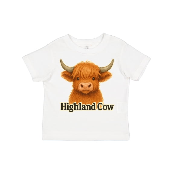 Inktastic Highland Cow Boys or Girls Toddler T-Shirt