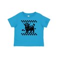 thumbnail image 1 of Inktastic Highland Cow Lover Checkered Girls Baby T-Shirt, 1 of 5