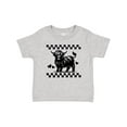 thumbnail image 1 of Inktastic Highland Cow Lover Checkered Girls Baby T-Shirt, 1 of 5