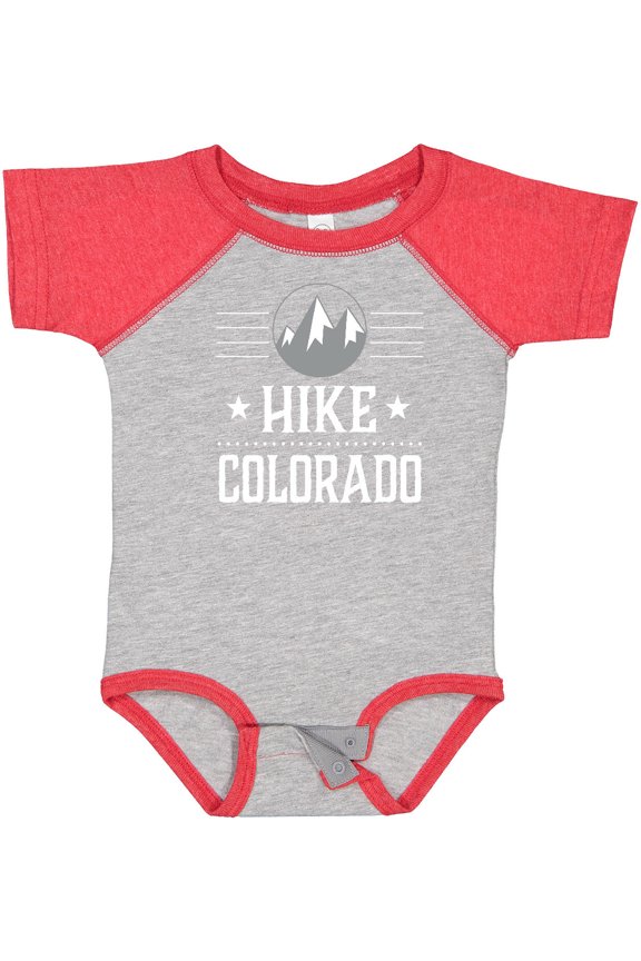 Hike Colorado Hiking Trekking Hiker Gift Boys or Girls Baby Bodysuit