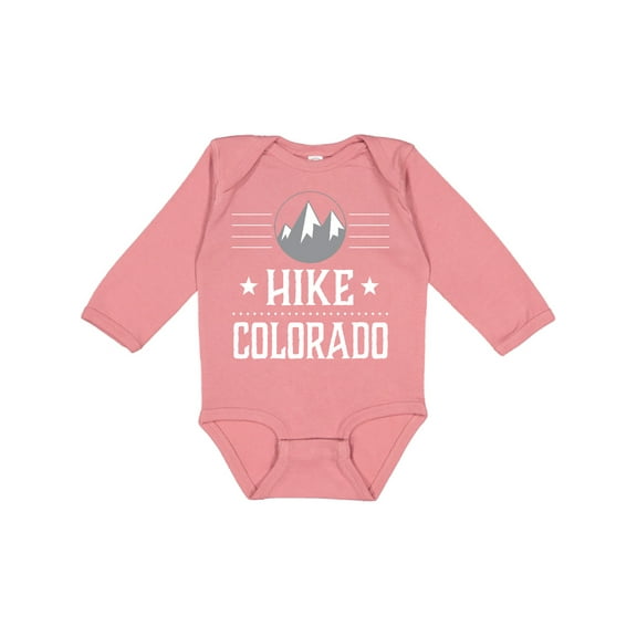 Inktastic Hike Colorado Hiking Trekking Hiker Boys or Girls Long Sleeve Baby Bodysuit