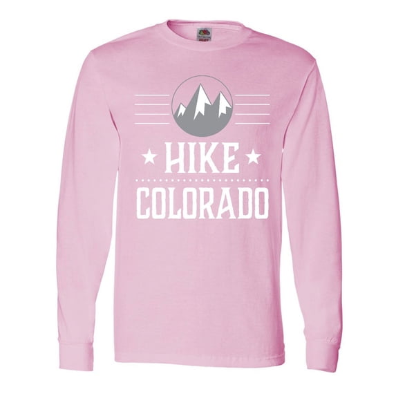 Inktastic Hike Colorado Hiking Trekking Hiker Gift Long Sleeve T-Shirt
