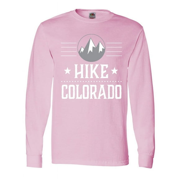 Inktastic Hike Colorado Hiking Trekking Hiker Gift Long Sleeve T-Shirt