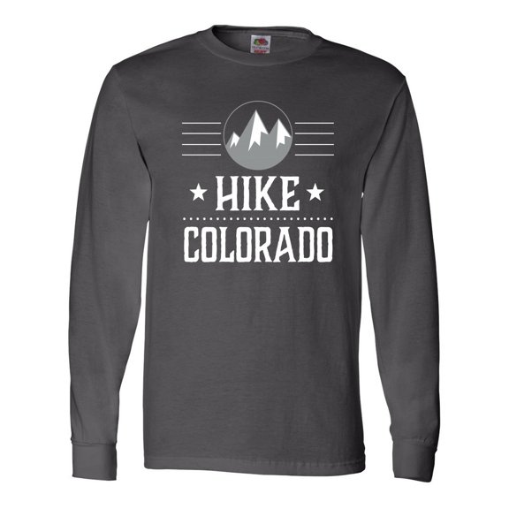 Inktastic Hike Colorado Hiking Trekking Hiker Gift Long Sleeve T-Shirt