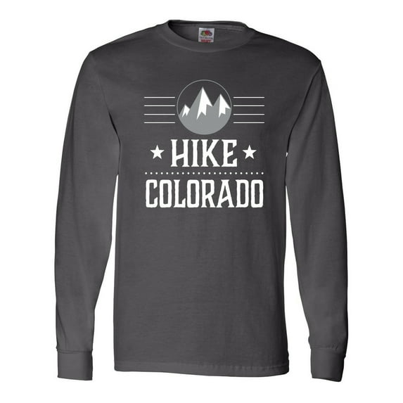 Inktastic Hike Colorado Hiking Trekking Hiker Gift Long Sleeve T-Shirt