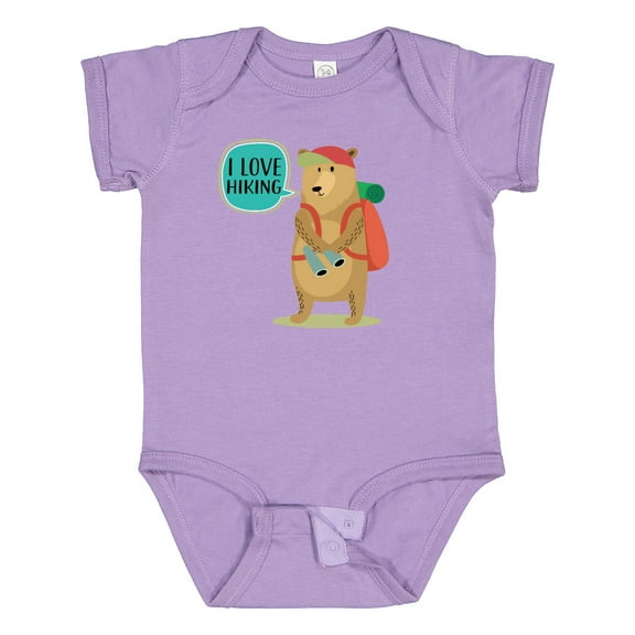 Inktastic Hiker Backpacking I Love Hiking Boys or Girls Baby Bodysuit