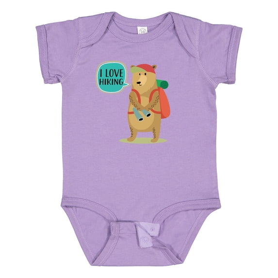 Inktastic Hiker Backpacking I Love Hiking Boys or Girls Baby Bodysuit