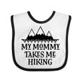 thumbnail image 1 of Inktastic Hiker Mommy Takes Me Hiking Boys or Girls Baby Bib, 1 of 4