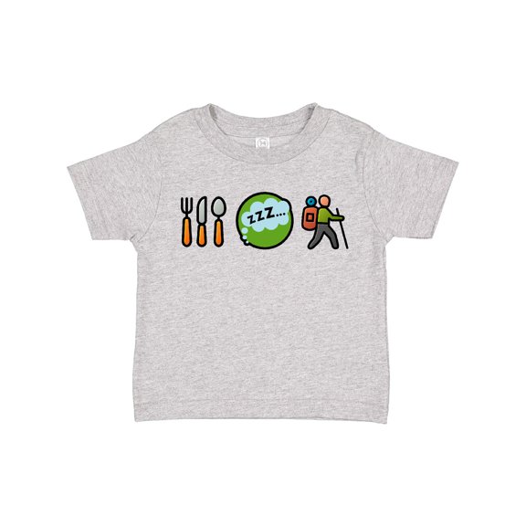 Inktastic Hiking Eat Sleep Hike Boys or Girls Toddler T-Shirt