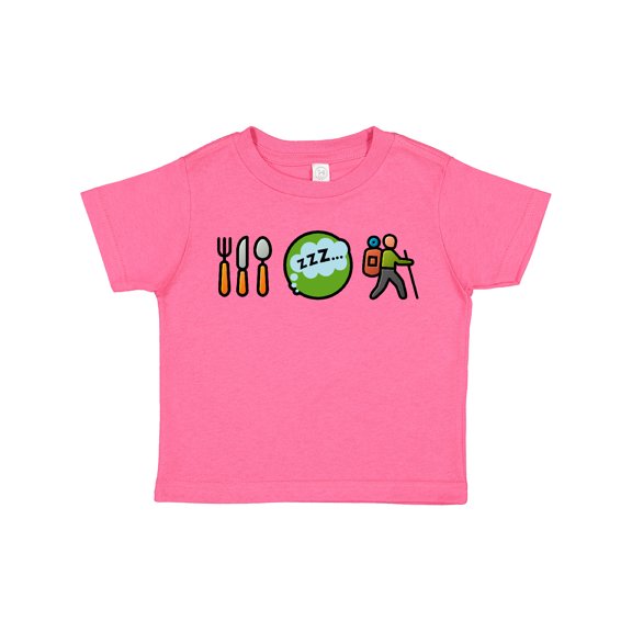 Inktastic Hiking Eat Sleep Hike Boys or Girls Toddler T-Shirt