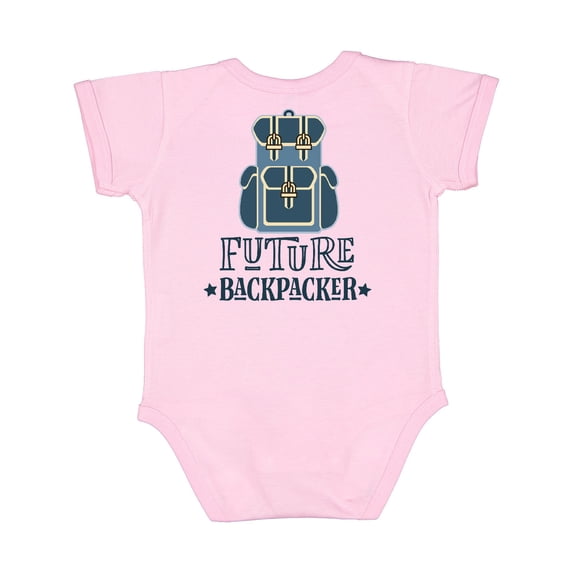 Inktastic Hiking Future Backpacker Boys or Girls Baby Bodysuit