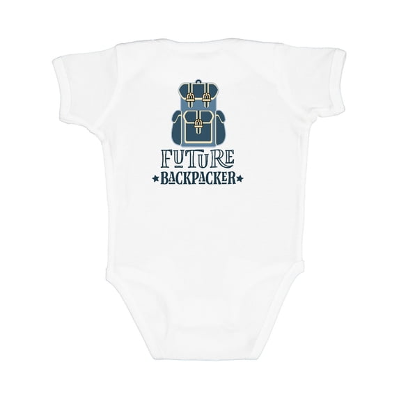 Inktastic Hiking Future Backpacker Boys or Girls Baby Bodysuit