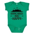 thumbnail image 1 of Inktastic Hiking Makes Me Happy Mountain Hiker Boys or Girls Baby Bodysuit, 1 of 5