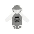 thumbnail image 1 of Inktastic Hiking Makes Me Happy Mountain Hiker Boys or Girls Long Sleeve Baby Bodysuit, 1 of 5