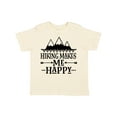 thumbnail image 1 of Inktastic Hiking Makes Me Happy Mountain Hiker Boys or Girls Toddler T-Shirt, 1 of 5