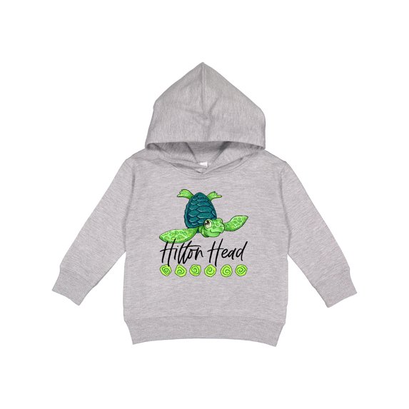 Inktastic Hilton Head Cute Smiling Sea Turtle Toddler Hoodie