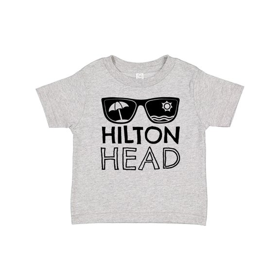 Inktastic Hilton Head Sunglasses with Umbrella and Sun Boys or Girls Baby T-Shirt