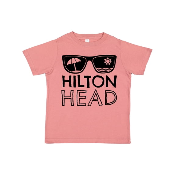 Inktastic Hilton Head Sunglasses with Umbrella and Sun Boys or Girls Toddler T-Shirt