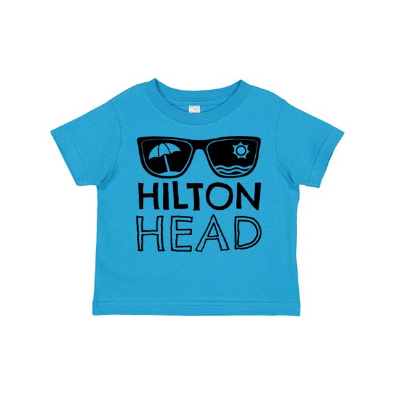 Inktastic Hilton Head Sunglasses with Umbrella and Sun Boys or Girls Toddler T-Shirt