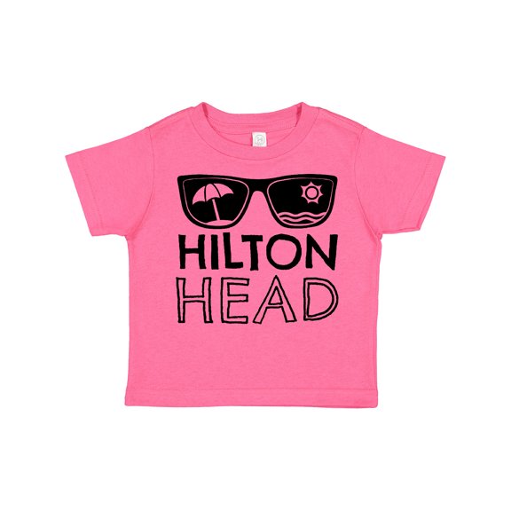 Inktastic Hilton Head Sunglasses with Umbrella and Sun Boys or Girls Toddler T-Shirt