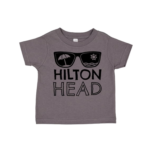 Inktastic Hilton Head Sunglasses with Umbrella and Sun Boys or Girls Toddler T-Shirt