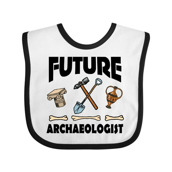 Inktastic Historian Future Archaeologist Boys or Girls Baby Bib