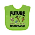 thumbnail image 1 of Inktastic Historian Future Archaeologist Boys or Girls Baby Bib, 1 of 4