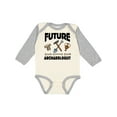thumbnail image 1 of Inktastic Historian Future Archaeologist Boys or Girls Long Sleeve Baby Bodysuit, 1 of 5