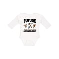 thumbnail image 1 of Inktastic Historian Future Archaeologist Boys or Girls Long Sleeve Baby Bodysuit, 1 of 5