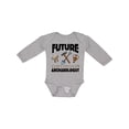 thumbnail image 1 of Inktastic Historian Future Archaeologist Boys or Girls Long Sleeve Baby Bodysuit, 1 of 5