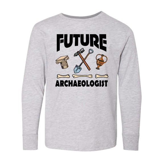 Inktastic Historian Future Archaeologist Long Sleeve Youth T-Shirt