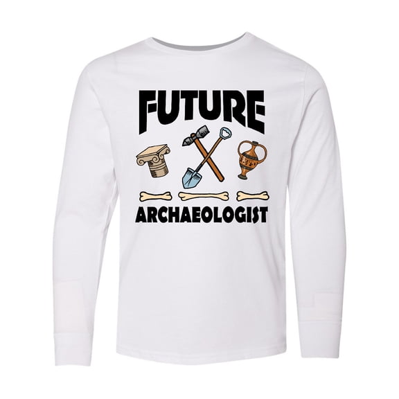 Inktastic Historian Future Archaeologist Long Sleeve Youth T-Shirt