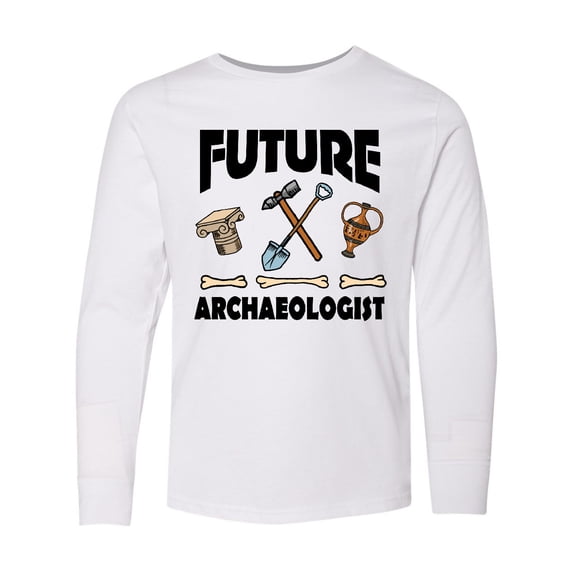 Inktastic Historian Future Archaeologist Long Sleeve Youth T-Shirt