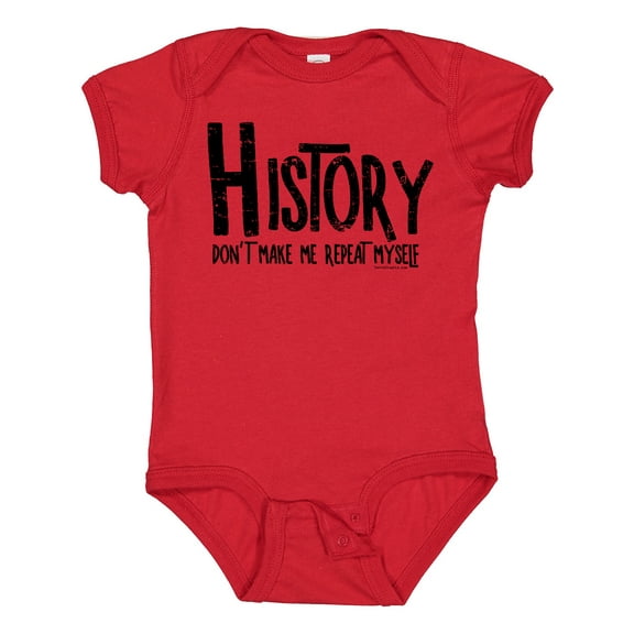 Inktastic History Repeats Boys or Girls Baby Bodysuit
