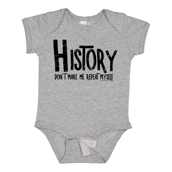 Inktastic History Repeats Boys or Girls Baby Bodysuit