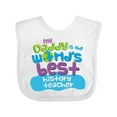 thumbnail image 1 of Inktastic History Teacher Daddy Boys or Girls Baby Bib, 1 of 4