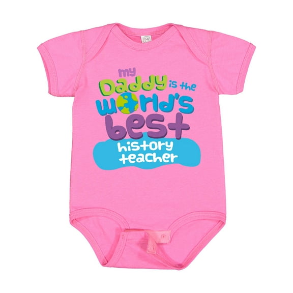 Inktastic History Teacher Daddy Boys or Girls Baby Bodysuit