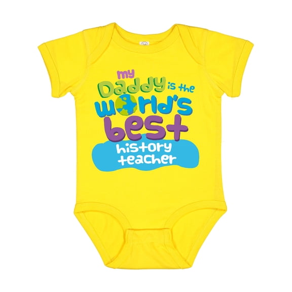 Inktastic History Teacher Daddy Boys or Girls Baby Bodysuit
