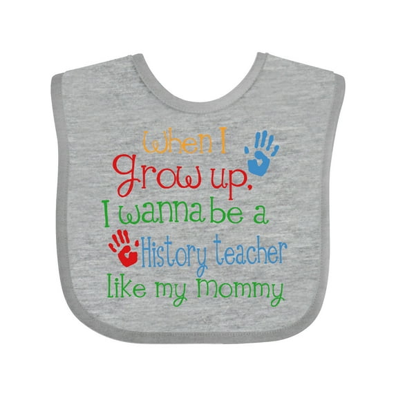 Inktastic History Teacher Like Mommy Boys or Girls Baby Bib