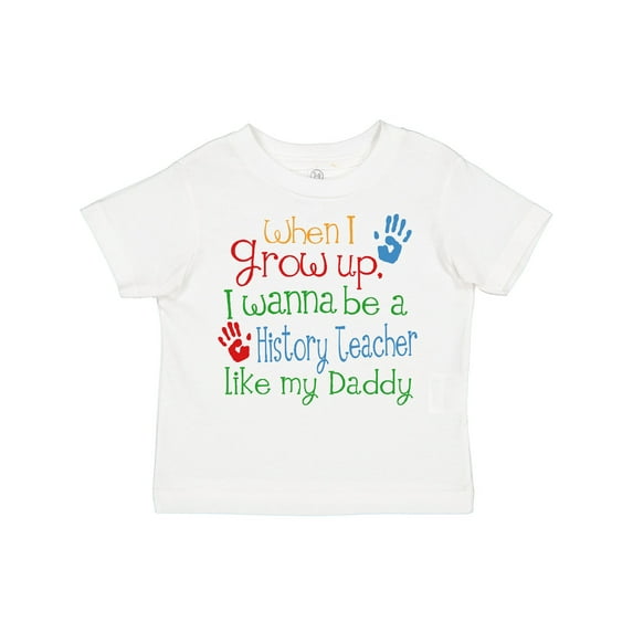 Inktastic History Teacher like Daddy Boys or Girls Toddler T-Shirt