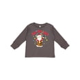 thumbnail image 1 of Inktastic Ho ho ho Santa Claus is here Boys or Girls Long Sleeve Toddler T-Shirt, 1 of 5