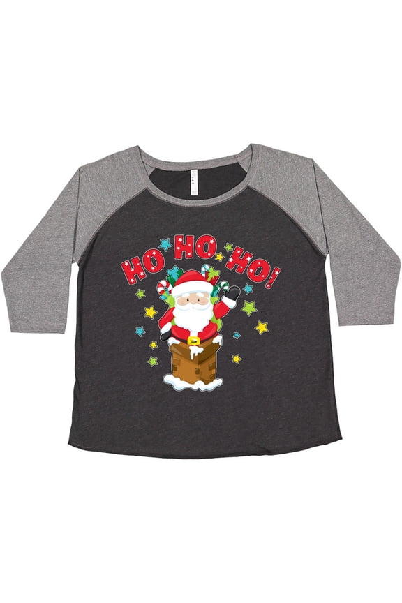 Ho ho ho Santa Claus is here Women's Plus Size T-Shirt
