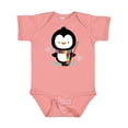 thumbnail image 1 of Inktastic Hockey Christmas Penguin Boys or Girls Baby Bodysuit, 1 of 5
