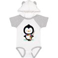 thumbnail image 1 of Inktastic Hockey Christmas Penguin Boys or Girls Baby Bodysuit, 1 of 5