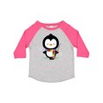 thumbnail image 1 of Inktastic Hockey Christmas Penguin Boys or Girls Toddler T-Shirt, 1 of 5