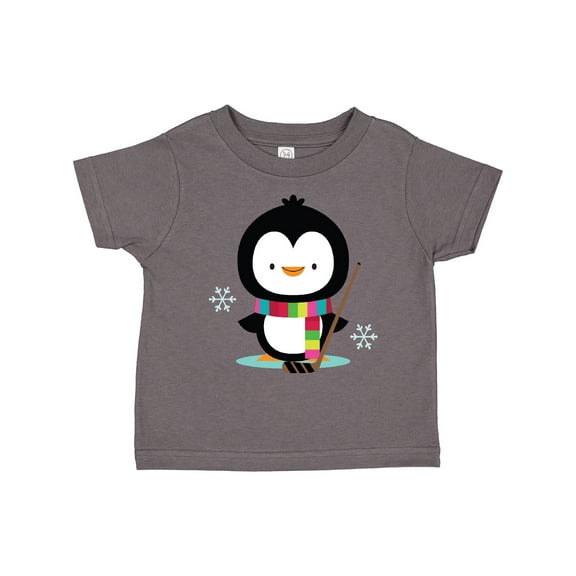 Inktastic Hockey Christmas Penguin Boys or Girls Toddler T-Shirt